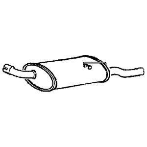 Klarius tail pipe with - pipe,