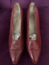 Original 1920’s Ladies Red Leather Shoes