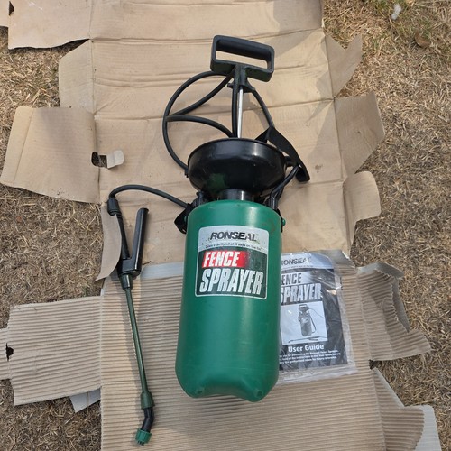Ronseal fence sprayer shed - fence,