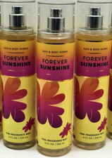 x3 Bath & and Body Works FOREVER SUNSHINE 8 oz Fine Fragrance Mist Body Spray