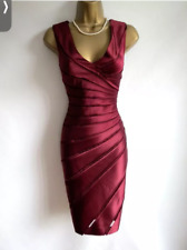 Phase Eight Womens Dress UK 18 EU 46 US 14 Wedding Party Satin Wiggle Shift