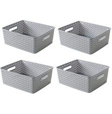 4 x Curver Plastic Storage