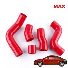 For Audi TT 225HP 1.8T 1999-2006 APX BAM BFV Silicone Intercooler Hose Kit Red