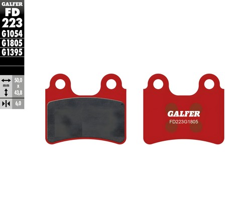 Brake pads galfer fd223g1805 - pads,