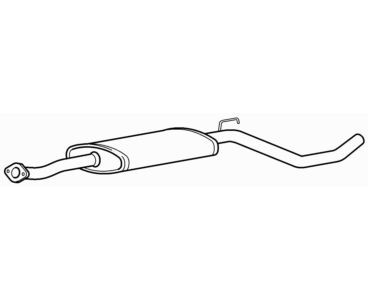 Quality centre exhaust middle - centre,