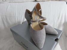 Gabor Suede Shoes (stone grey)