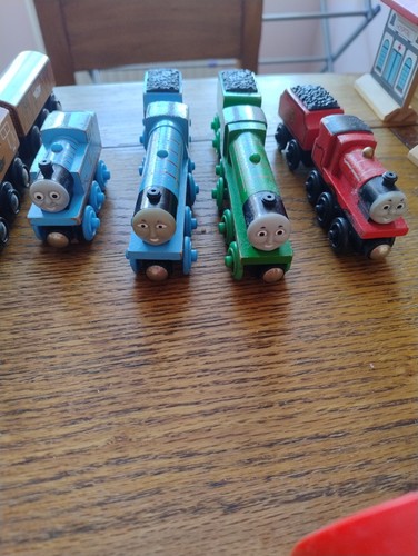 Wooden train set - , bundle