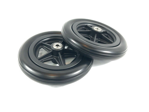 Wheelchair front castor - pu,