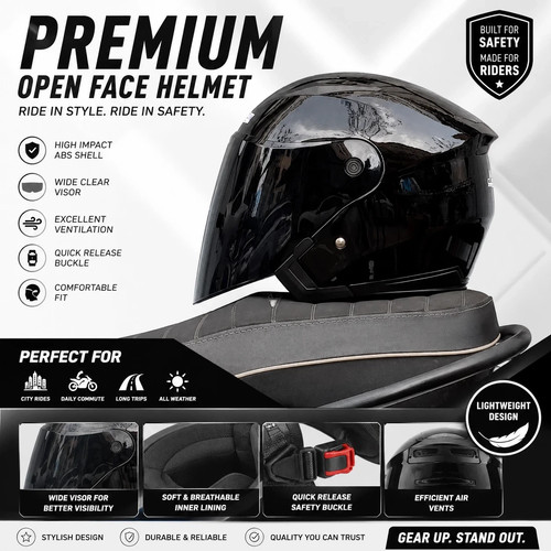 Motorcycle helmet double lens - motorcycle,