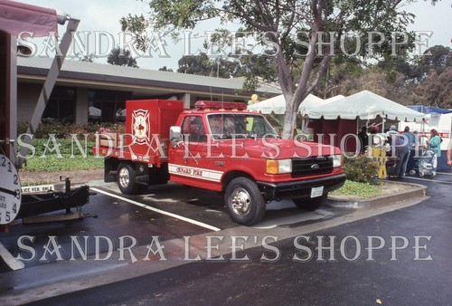 Fire apparatus slide - fire, ca