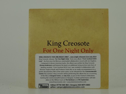 King creosote for one night - king,