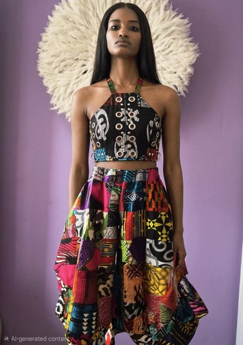 Africa wax print - print, harem
