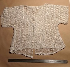 antique fabrics textiles irish lace good condition wedding lace handmade 