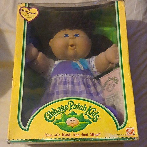 Cabbage patch kids play - kids, along