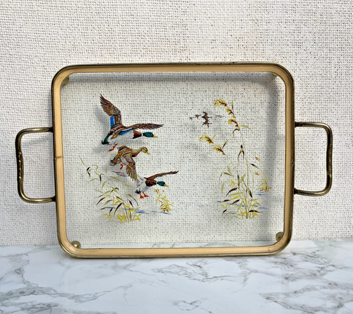 Flying ducks serving tray - flying,