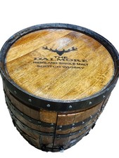 THE DALMORE -  Rustic Bourbon Barrel Cask Handcrafted Drinks Cabinet