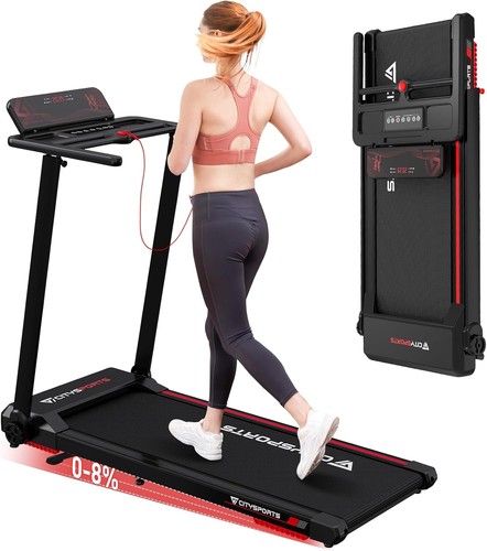 Folding treadmill under desk - folding,