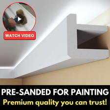 COVING CORNICE LED Lighting Uplight BFS19 Wall Ceiling Lightweight XPS Decor