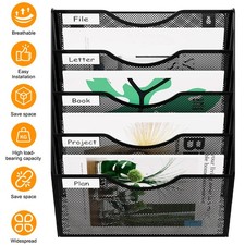 Magazine Rack 5 Tiers Wall