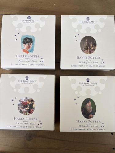 Silver Proof Set Of Four Harry