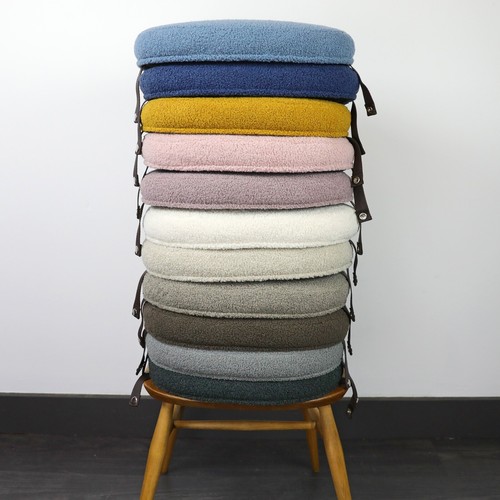 Bouclé dining chair cushions - bouclé,