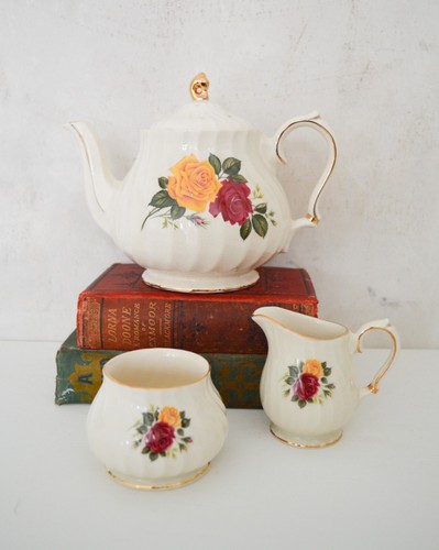 Sadler porcelain china tea set - tea,