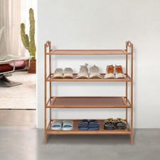4 Tier Bamboo Shoe Rack
