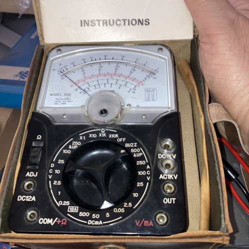 Vintage tmk test meter - vintage, model