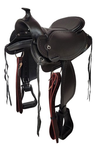Western treeless saddle - western,