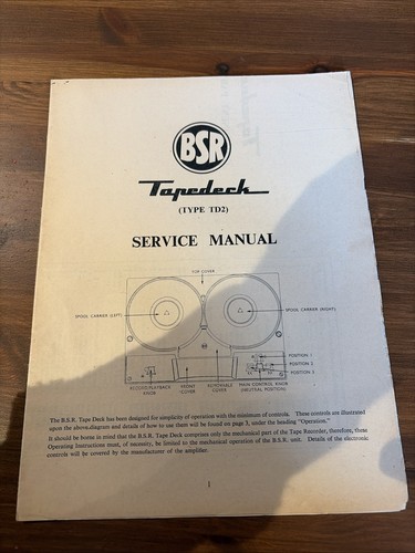 Bsr td2 tape - tape, to