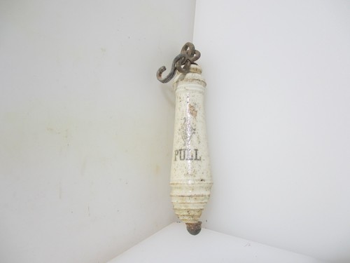 Antique ceramic cistern handle - ceramic,