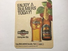 BULMERS BREWERY BEER MAT, CIDER BEER MAT, MOBILE APP, HEREFORDSHIRE