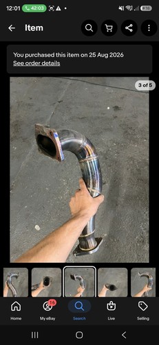 Stainless exhaust decat - stainless,