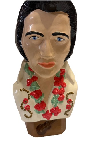 Elvis presley vintage chalk - vintage,