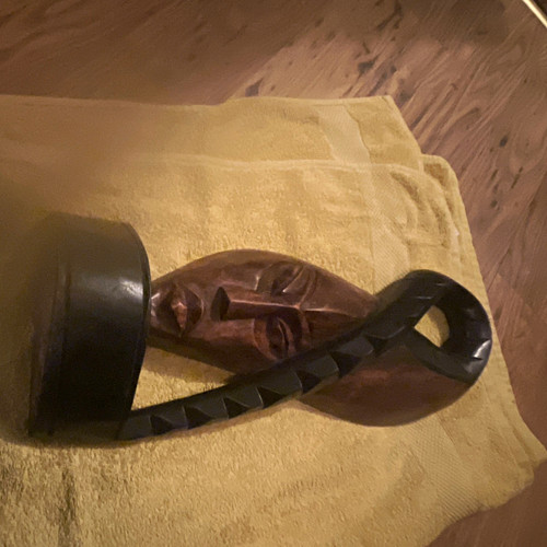 Hand carved wooden - hand,