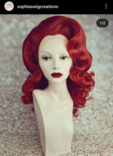 Red ginger drag queen - red,