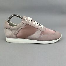 Vagabond Pink Suede Leather Low Top Sneakers Casual Trainers Shoes Size 38 UK5