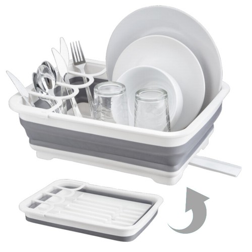 Collapsible dish rack - dish,
