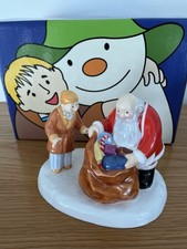 Coalport Father Christmas & Snowman  Let’s See if There’s One Boxed Certificate