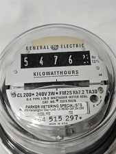 GE General Electric I-70-S KiloWatt Hour Meter 240V 3W TA30 CL200