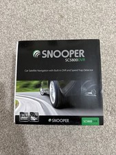 SNOOPER SC5800 DVR SATELLITE NAVIGATION SYSTEM SAT NAV