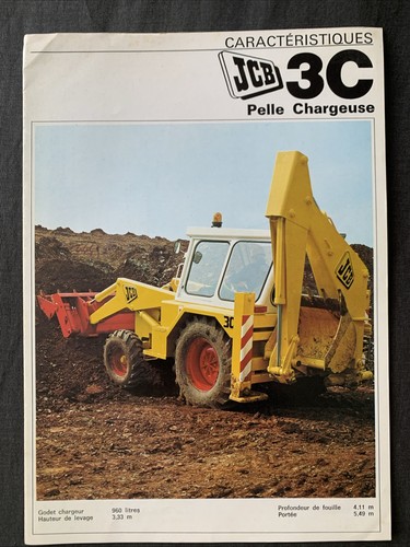 Jcb sales brochure leaflet - sales,