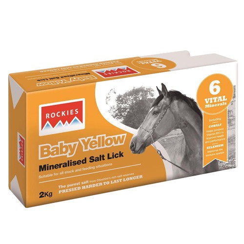 Rockies baby yellow salt - rockies, lick