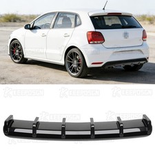 Gloss Black 6 Shark Fin Wing