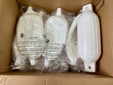 Heavy Duty Cheap White Fenders Small 11 x 40 cm Boat Yacht Dinghy Fender Buoy