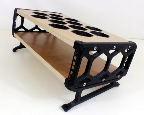 Desktop studio rack - 2u, pod