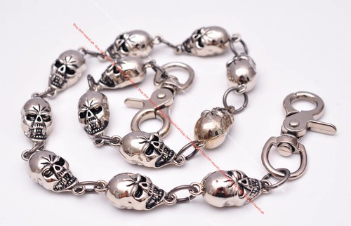 Silver strong twisted skull - twisted,