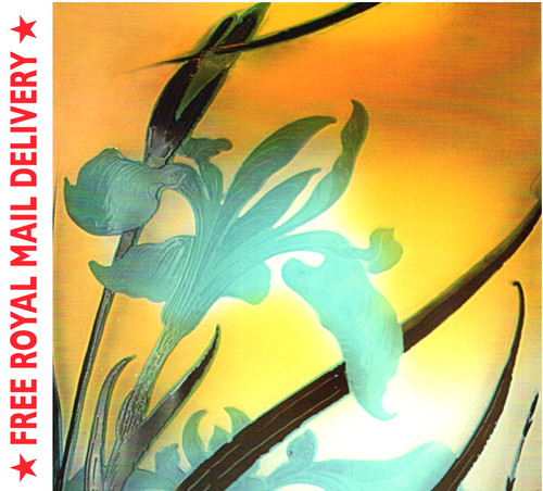 Greetings card blue iris - greetings, card,