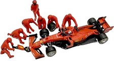 American Diorama F1 Pit Crew Set #1 Team Red x7 Figures 1:43 Scale AD-38382