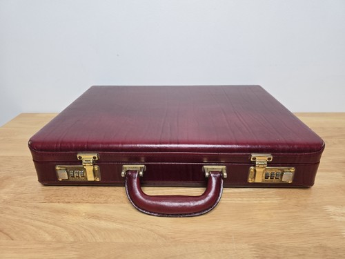 Vintage burgandy leather - burgandy,